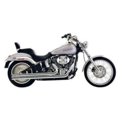 PartzBiz HD 6951T - Cobra Chrome Speedster Longs Exhaust Pipes Chrome Tips 2007-2011 Harley Softail PartzBiz HD 6951T - Cobra Chrome Speedster Longs Exhaust Pipes Chrome Tips 2007-2011 Harley Softail