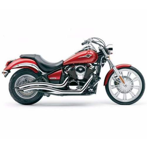 PartzBiz HD: 3449090-Cobra Chrome Speedster Swept Exhaust Pipes 2006-2016 Kawasaki Vulcan VN900
