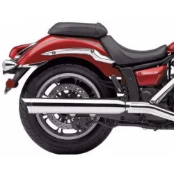 PartzBiz HD 2275 - Cobra Exhaust Chrome Slip-On Scalloped Tip Muffler 07-16 Yamaha XVS1300A V-Star PartzBiz HD 2275 - Cobra Exhaust Chrome Slip-On Scalloped Tip Muffler 07-16 Yamaha XVS1300A V-Star