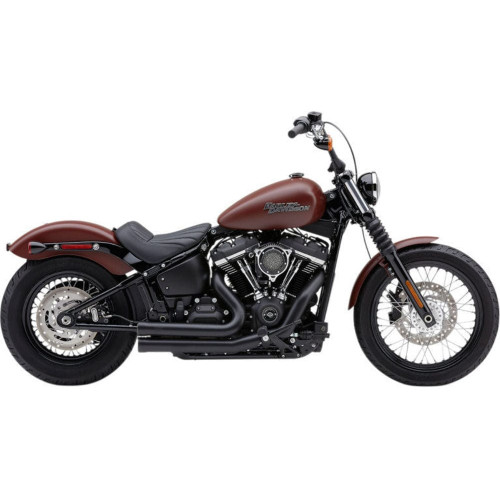 PartzBiz HD: 3449225-Cobra Speedster 909 Black 2 into 2 Exhaust Header Pipes Harley Softail M8 2018+ PartzBiz HD: 3449225-Cobra Speedster 909 Black 2 into 2 Exhaust Header Pipes Harley Softail M8 2018+
