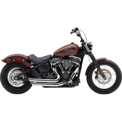 PartzBiz HD 6853 - Cobra Speedster Slashdown Chrome 2 Into 2 Exhaust Header Pipes Harley Softail M8 PartzBiz HD 6853 - Cobra Speedster Slashdown Chrome 2 Into 2 Exhaust Header Pipes Harley Softail M8