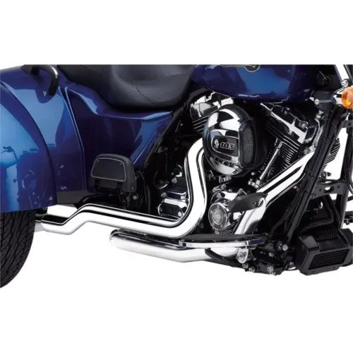 PartzBiz HD: 3449137-Cobra Chrome True Dual Cross Under Header Exhaust Pipes Harley Trike Freewheeler PartzBiz HD: 3449137-Cobra Chrome True Dual Cross Under Header Exhaust Pipes Harley Trike Freewheeler