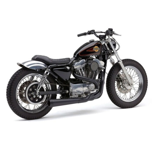 PartzBiz HD: 3448980-Cobra Black El Diablo 2 to 1 2-1 Exhaust Pipe Header 86-2003 Harley Sportster XL