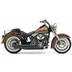 PartzBiz HD PART #6852B - Cobra Black Speedster Slashdown Exhaust Chrome Tip Pipes 2012-2017 Softail 6852B PartzBiz HD PART #6852B - Cobra Black Speedster Slashdown Exhaust Chrome Tip Pipes 2012-2017 Softail 6852B