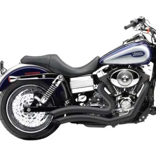 PartzBiz HD: 3448984-Cobra Black Speedster Swept Shorts Exhaust System Pipes 2006-2011 Dyna Models