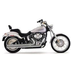 PartzBiz HD 6850 - Cobra Chrome Speedster Slashdown Cut Exhaust System Pipes 86-06 Harley Softail PartzBiz HD 6850 - Cobra Chrome Speedster Slashdown Cut Exhaust System Pipes 86-06 Harley Softail