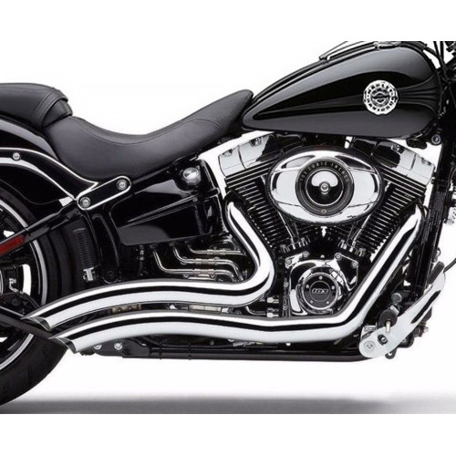 PartzBiz HD: 3446792-Cobra Chrome Speedster Swept Shorts Exhaust System Pipes 2013-2017 Breakout FXSB PartzBiz HD: 3446792-Cobra Chrome Speedster Swept Shorts Exhaust System Pipes 2013-2017 Breakout FXSB