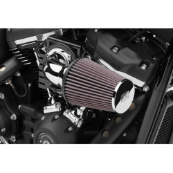 PartzBiz HD 606-0103-06 - Cobra Chrome Cone Air Intake Cleaner 90 Degree Elbow Harley Sportster 2004-2019 PartzBiz HD 606-0103-06 - Cobra Chrome Cone Air Intake Cleaner 90 Degree Elbow Harley Sportster 2004-2019