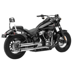 PartzBiz HD 6047 - Cobra 3” NH Neighbor Hater Slip-On Chrome Mufflers Exhaust 2018 Harley Softail