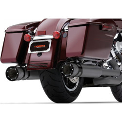 PartzBiz HD COBRA6216RB - Cobra 4”-4.5” Race Pro Slip-On Black Mufflers Exhaust 17+ Harley Touring Bagger PartzBiz HD COBRA6216RB - Cobra 4”-4.5” Race Pro Slip-On Black Mufflers Exhaust 17+ Harley Touring Bagger