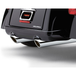 PartzBiz HD 6303 - Cobra 4” Chrome 909 Series Exhaust Slip-On Mufflers Harley Trike Tri Glide 10-22