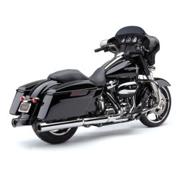 PartzBiz HD 6263 - Cobra 4” RPT Slip-On Chrome Mufflers Pipes Exhaust Harley Touring Bagger 17+ M8 PartzBiz HD 6263 - Cobra 4” RPT Slip-On Chrome Mufflers Pipes Exhaust Harley Touring Bagger 17+ M8