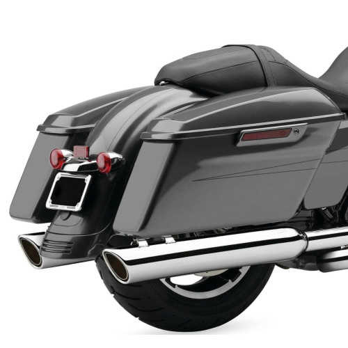 PartzBiz HD: 3446495-Cobra 909 Chrome Bagger 4” Slip On Mufflers Exhaust Pipes Harley Touring Dresser PartzBiz HD: 3446495-Cobra 909 Chrome Bagger 4” Slip On Mufflers Exhaust Pipes Harley Touring Dresser