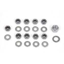 PartzBiz HD 8112-20 - Colony Chrome Transmission Kicker Side Cover Nut Kit 1936-84 Harley Big Twins PartzBiz HD 8112-20 - Colony Chrome Transmission Kicker Side Cover Nut Kit 1936-84 Harley Big Twins