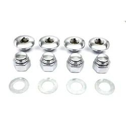 PartzBiz HD 8224-8 - Chrome Rocker กล่อง End Cap Nut Shaft Hex Harley Ironhead Sportster Shovelhead XL PartzBiz HD 8224-8 - Chrome Rocker กล่อง End Cap Nut Shaft Hex Harley Ironhead Sportster Shovelhead XL