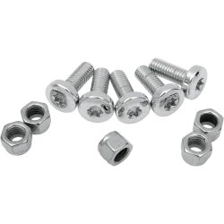 PartzBiz HD 9807-10 - Colony Chrome Rear Rotor Mounting Hardware Kit Bolts 1992-1999 Harley Big Twin PartzBiz HD 9807-10 - Colony Chrome Rear Rotor Mounting Hardware Kit Bolts 1992-1999 Harley Big Twin