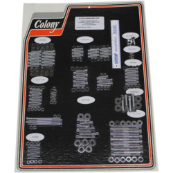 PartzBiz HD 1028-P - Colony Engine Bolt Kit Chrome Drivetrain Hardware M8 Harley 17-24 Touring Bagger PartzBiz HD 1028-P - Colony Engine Bolt Kit Chrome Drivetrain Hardware M8 Harley 17-24 Touring Bagger