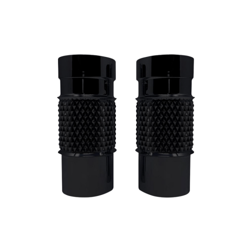 PartzBiz HD: 3485496-Covingtons Diamondback Fork Leg Bells Black Aluminum Pair Harley Touring 14-22 PartzBiz HD: 3485496-Covingtons Diamondback Fork Leg Bells Black Aluminum Pair Harley Touring 14-22