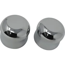 PartzBiz HD C0007-C - Covingtons Front Axle Caps 25mm Chrome Aluminum Pair Set Harley Big Twin 2007+ PartzBiz HD C0007-C - Covingtons Front Axle Caps 25mm Chrome Aluminum Pair Set Harley Big Twin 2007+