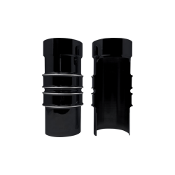 PartzBiz HD C1816-B - Covingtons Ripper Fat Fork Leg Bells Black Aluminum Pair Harley Touring 14-22 PartzBiz HD C1816-B - Covingtons Ripper Fat Fork Leg Bells Black Aluminum Pair Harley Touring 14-22