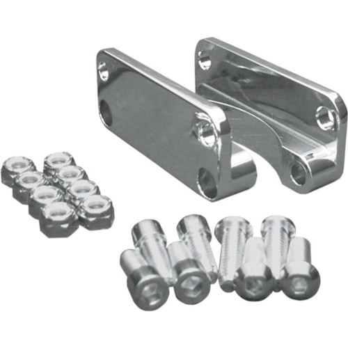 PartzBiz HD: 3449395-Covingtons Chrome Fender Riser Adapter Harley Touring Bagger 1980-2013 21‚” ล้อ
