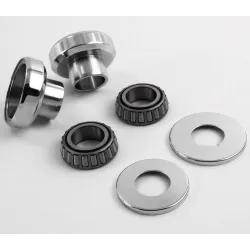 PartzBiz HD 12253 - Chrome Neck Cups Cup Set Timken Bearings Kit Harley Chopper Bobber Custom 12253 PartzBiz HD 12253 - Chrome Neck Cups Cup Set Timken Bearings Kit Harley Chopper Bobber Custom 12253