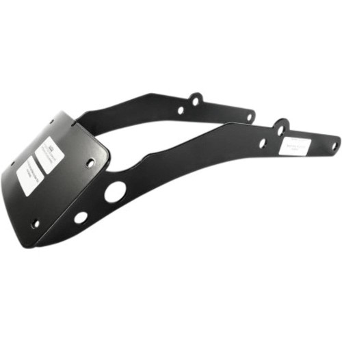 PartzBiz HD: 3471836-ที่วางป้ายทะเบียนแบบโค้งสีดำแบบ Cycle Vision Mount Harley M8 Softail FLSL FXBB