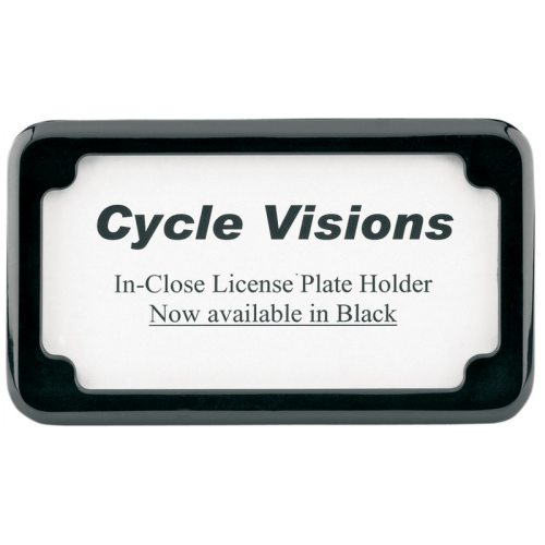 PartzBiz HD: 3477521-Cycle Visions กรอบป้ายทะเบียนรถจักรยานยนต์แบบเคลือบผงสีดำ Harley PartzBiz HD: 3477521-Cycle Visions กรอบป้ายทะเบียนรถจักรยานยนต์แบบเคลือบผงสีดำ Harley