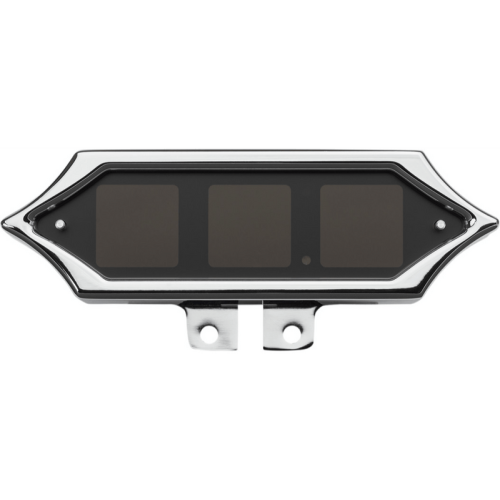PartzBiz HD: 3490216-Dakota Digital MLX-9000 เกจวัดความเร็วแบบมีหนามเตย Chrome Harley Big Twin 04-13