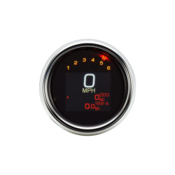 PartzBiz HD MLX-3000 - Dakota Digital Tank Speedometer MLX 3000 Chrome LED 3-3/8 inch 1994-03 Harley PartzBiz HD MLX-3000 - Dakota Digital Tank Speedometer MLX 3000 Chrome LED 3-3/8 inch 1994-03 Harley