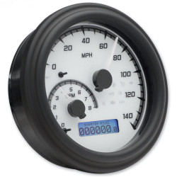 PartzBiz HD MVX-2004-WG-K - Dakota Digital MVX-2004 4.5” Speedometer Tachometer Gauge 04-13 FLHR FXST FXD PartzBiz HD MVX-2004-WG-K - Dakota Digital MVX-2004 4.5” Speedometer Tachometer Gauge 04-13 FLHR FXST FXD