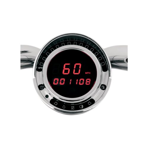PartzBiz HD: 3455731-Dakota Digital Custom Red LED ปลั๊กโดยตรงใน MPH Speedometer Big Dog Harley PartzBiz HD: 3455731-Dakota Digital Custom Red LED ปลั๊กโดยตรงใน MPH Speedometer Big Dog Harley