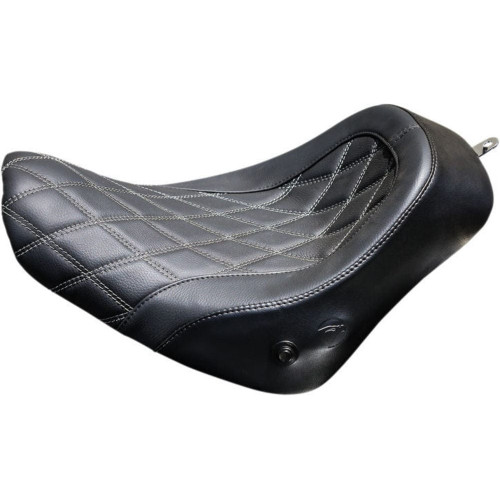 PartzBiz HD: 3449942-Danny Grey Airhawk Weekday Diamond Stitch Vinyl Solo Seat Harley 2018-19 Softail PartzBiz HD: 3449942-Danny Grey Airhawk Weekday Diamond Stitch Vinyl Solo Seat Harley 2018-19 Softail