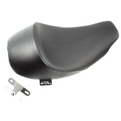 PartzBiz HD 21-414 - Danny Grey Plain Smooth Speedcradle Solo Seat ปี 2008-2020 สำหรับ Harley Touring Bagger PartzBiz HD 21-414 - Danny Grey Plain Smooth Speedcradle Solo Seat ปี 2008-2020 สำหรับ Harley Touring Bagger