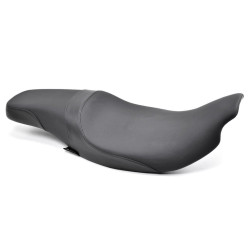 PartzBiz HD 22-408 - Danny Grey Weekday 2up หนังสีดำเบาะ Low Profile 2008-2018 Harley Touring