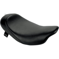 PartzBiz HD 21-401 - Danny Grey Weekday Leather สีดำ Solo Seat 08-20 Harley Touring Bagger Dresser