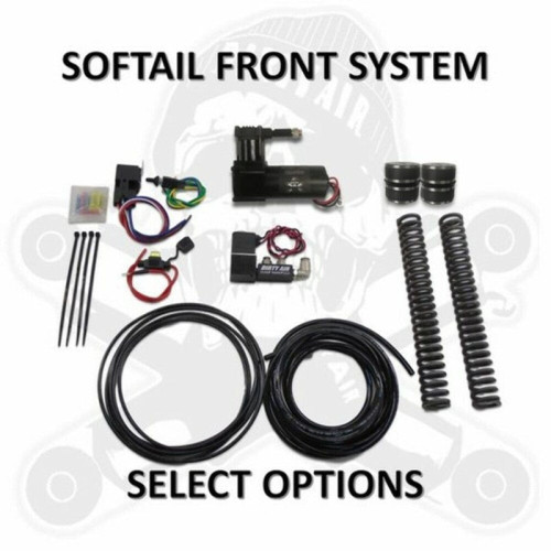 PartzBiz HD: 3490880-Dirty Air 41mm Front Fork Air Ride Suspension Kit 1989-2017 Harley Softail Dyna PartzBiz HD: 3490880-Dirty Air 41mm Front Fork Air Ride Suspension Kit 1989-2017 Harley Softail Dyna