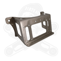 PartzBiz HD DA-50CALBBRF - Dirty Air 50cal ขายึดคอมเพรสเซอร์ Fender Mount Steel Harley Touring 09+