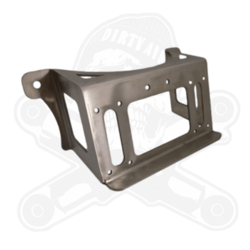 PartzBiz HD: 3491490-Dirty Air 50cal ขายึดคอมเพรสเซอร์ Fender Mount Steel Harley Touring 09+