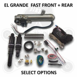 PartzBiz HD DA-HT05 - Dirty Air ”EL GRANDE” Fast Up Front + Rear Air Suspension System Harley Touring PartzBiz HD DA-HT05 - Dirty Air ”EL GRANDE” Fast Up Front + Rear Air Suspension System Harley Touring