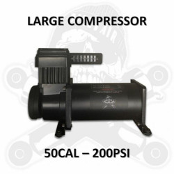 PartzBiz HD DA-50CAL - Dirty Air Large Compressor El Grande 12V 50cal 200psi BIG Harley Touring