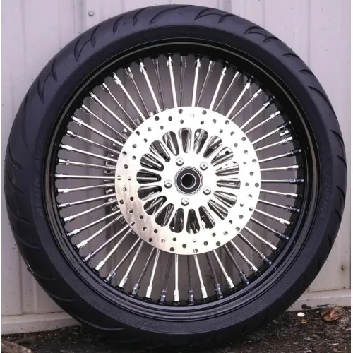 PartzBiz HD: 3441941-21 3.5 52 Mammoth Fat Spoke Front Wheel Black Rim 120/70-21 Tire Package Touring PartzBiz HD: 3441941-21 3.5 52 Mammoth Fat Spoke Front Wheel Black Rim 120/70-21 Tire Package Touring