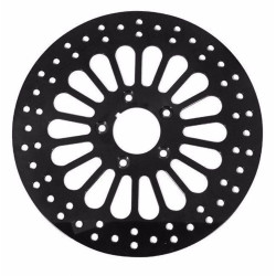 PartzBiz HD M-RT-2100-BK - 11.5” Black Stainless Steel Super Spoke Front Brake Rotor Disk 1984-2013 Harley PartzBiz HD M-RT-2100-BK - 11.5” Black Stainless Steel Super Spoke Front Brake Rotor Disk 1984-2013 Harley
