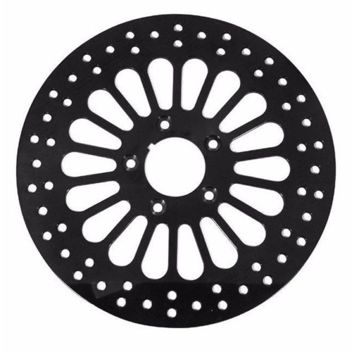PartzBiz HD: 3441397-11.5” Black Stainless Steel Super Spoke Front Brake Rotor Disk 1984-2013 Harley