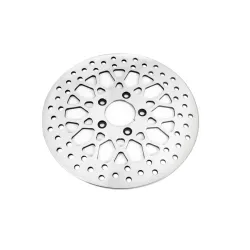 PartzBiz HD M-RT-2160 - New 11.5” Mesh Front Brake Rotor 84-2013 Harley Softail Dyna Sportster Touring