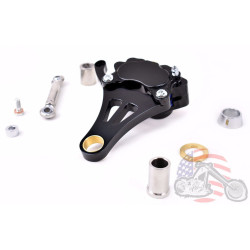 PartzBiz HD M-BC-2000BK - DNA Black Front Right 11.5‚” เบรคคาลิปเปอร์สปริงเกอร์ ส่วนหน้า Harley Paughco