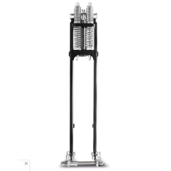 PartzBiz HD M-SF-5020N - 20” 2” Under Stock DNA Black Narrow Springer Front End Kit Harley Chopper Bobber