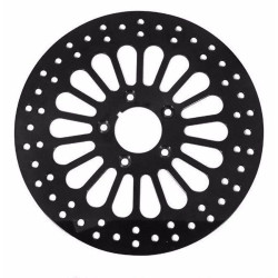 PartzBiz HD M-RT-1102-BK - Black 11.8” Stainless Spoke Rear Disk Brake Rotor Harley Touring Bagger Dresser