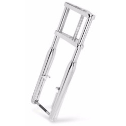 PartzBiz HD M-BF-1002 3D - DNA 2” Over 24” Chrome Billet 41MM Wide Glide Front End Harley Chopper Custom