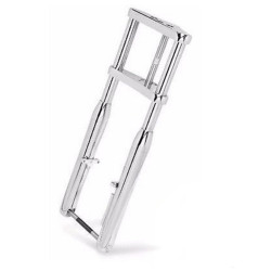 PartzBiz HD M-BF-1020 6D - DNA 2” Under 20 6 Degree Trees Chrome 41mm Wide Glide Front End Harley Chopper